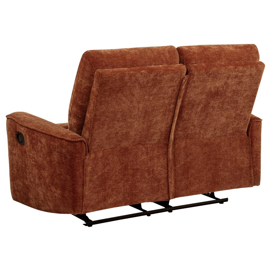 Navarro Orange 2-Piece Upholstered Reclining Living Room Set