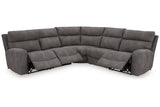 Next-Gen DuraPella Slate 5-Piece Power Reclining Sectional