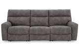 Next-Gen DuraPella Slate 3-Piece Power Reclining Sectional Sofa