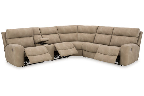 Next-Gen DuraPella Sand 6-Piece Power Reclining Sectional