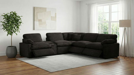 Collins Chocolate Brown 6-piece Modular Power Reclining Sectional by Coaster at Eve Furniture
