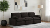 Collins Chocolate Brown Modular Power Sofa by Coaster at Eve Furniture