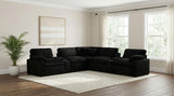 Collins Black 7-piece Modular Power Reclining Sectional by Coaster at Eve Furniture