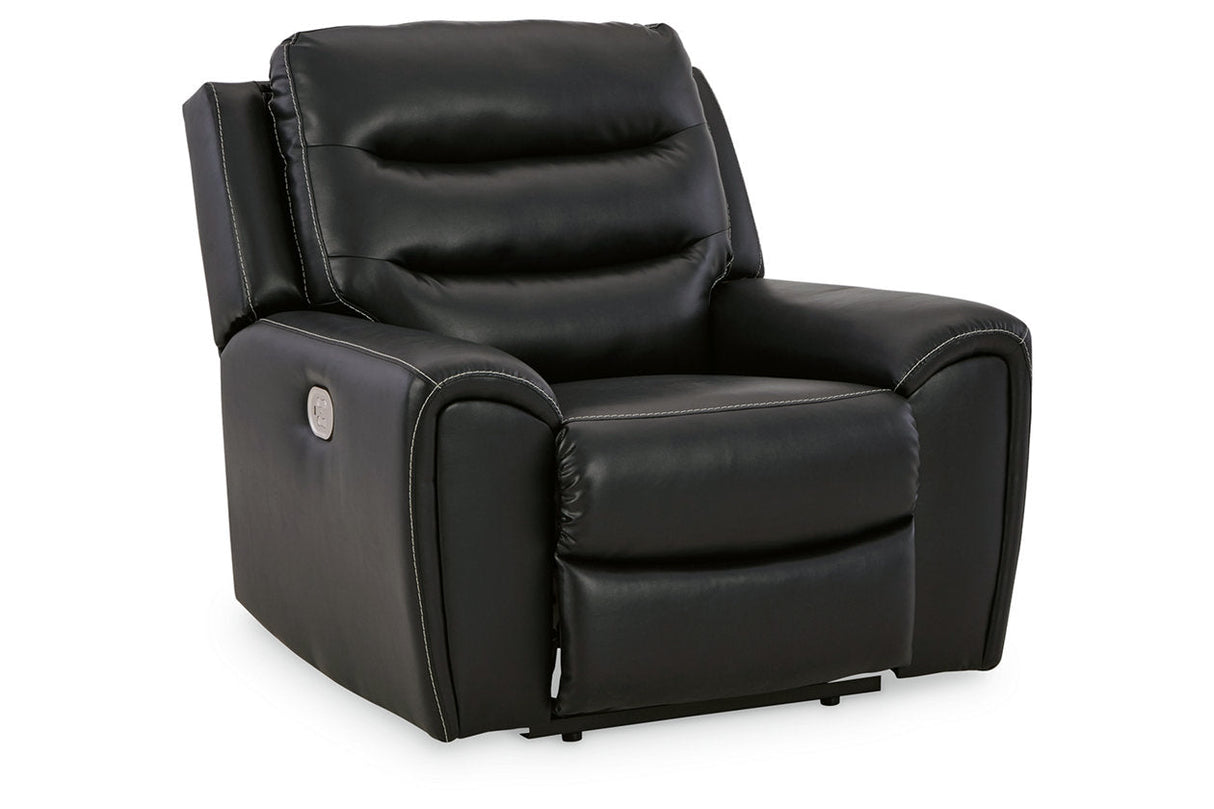 Warlin Black Power Reclining Sofa, Loveseat and Recliner