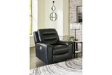 Warlin Black Power Reclining Sofa, Loveseat and Recliner