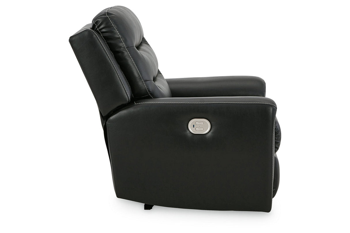 Warlin Black Power Reclining Sofa, Loveseat and Recliner