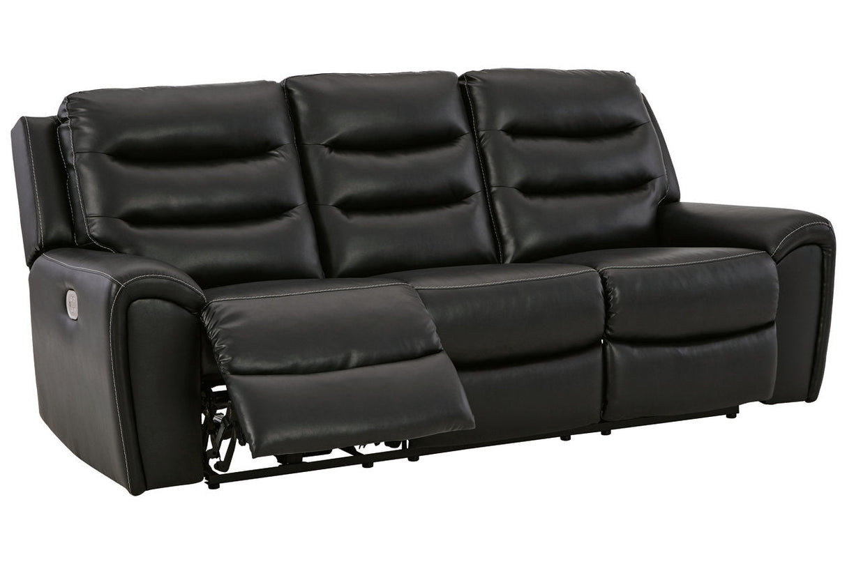 Warlin Black Power Reclining Sofa