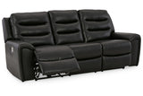 Warlin Black Power Reclining Sofa, Loveseat and Recliner