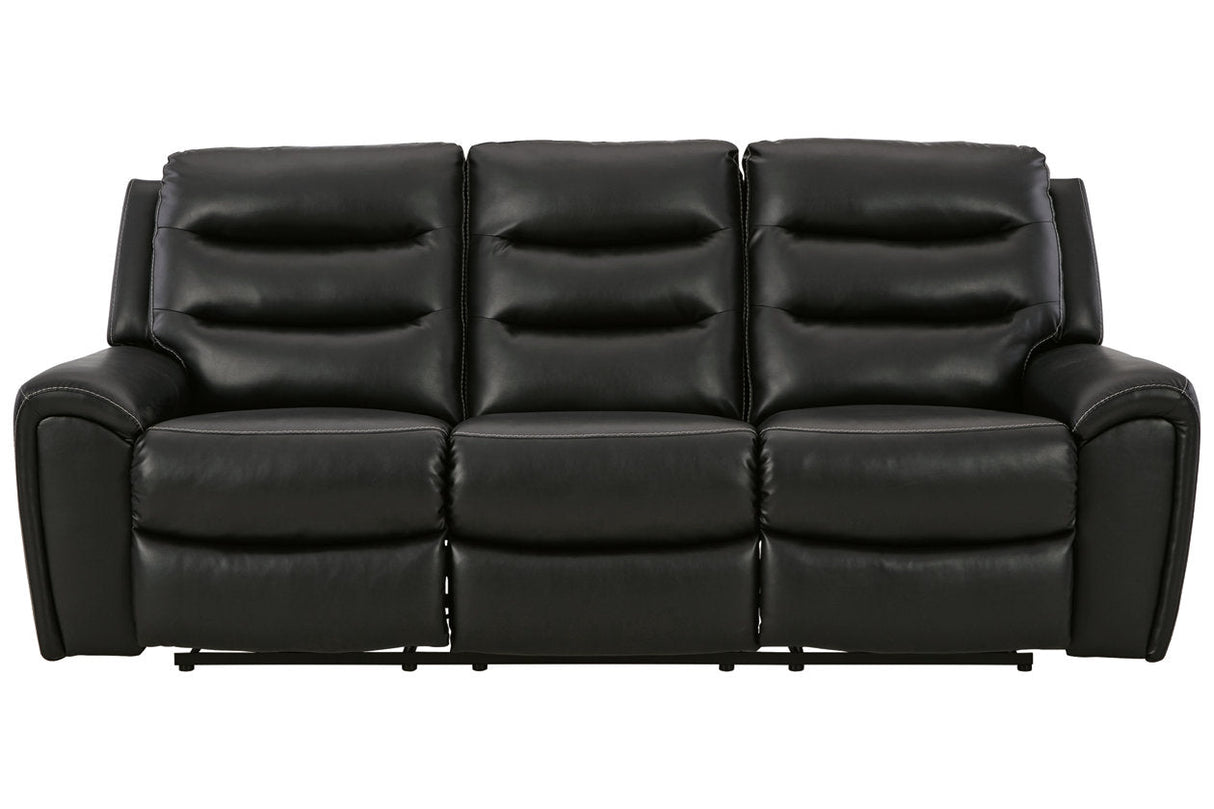 Warlin Black Power Reclining Sofa