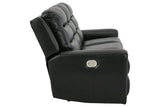 Warlin Black Power Reclining Sofa