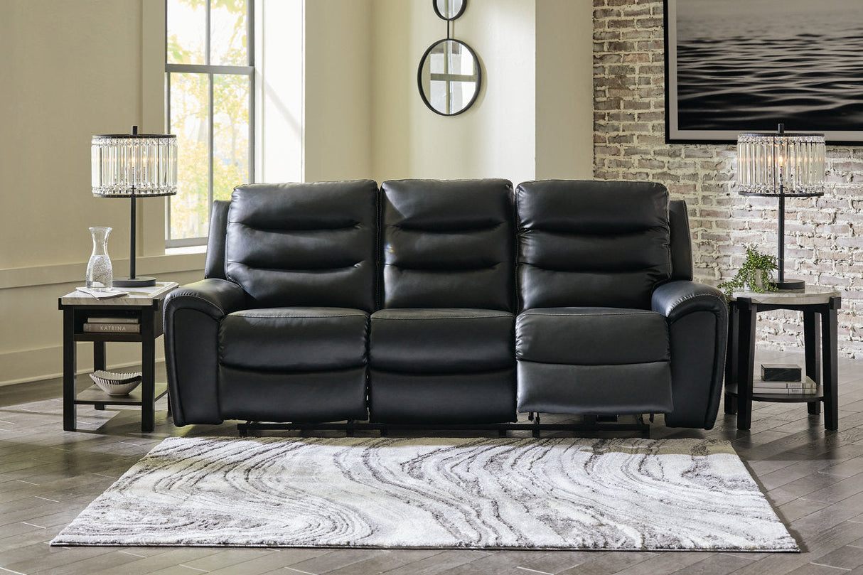 Warlin Black Power Reclining Sofa, Loveseat and Recliner