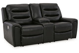 Warlin Black Power Reclining Sofa, Loveseat and Recliner