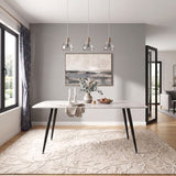 Mateo Beige Dining Table by Homelegance at Eve Furniture