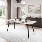 Mateo Beige Dining Table by Homelegance at Eve Furniture