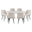 Mateo Beige 7pc Set (TB+6S) by Homelegance at Eve Furniture