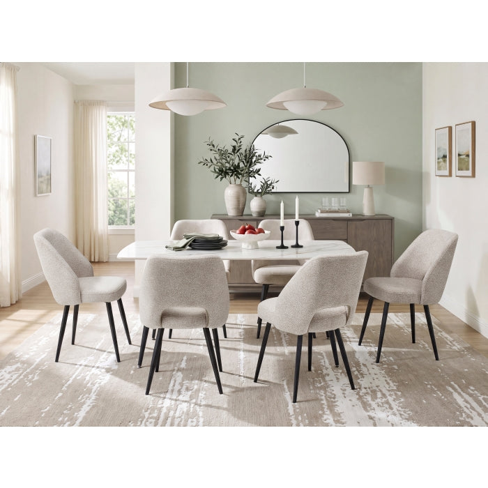 Mateo Beige Side Chair, Set of 2 by Homelegance at Eve Furniture