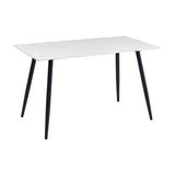 kira White Dining Table by Homelegance at Eve Furniture