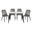 kira gray 5pc Set (TB+4S) by Homelegance at Eve Furniture