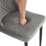 Kira Grey Side Chair, Set of 4 by Homelegance at Eve Furniture