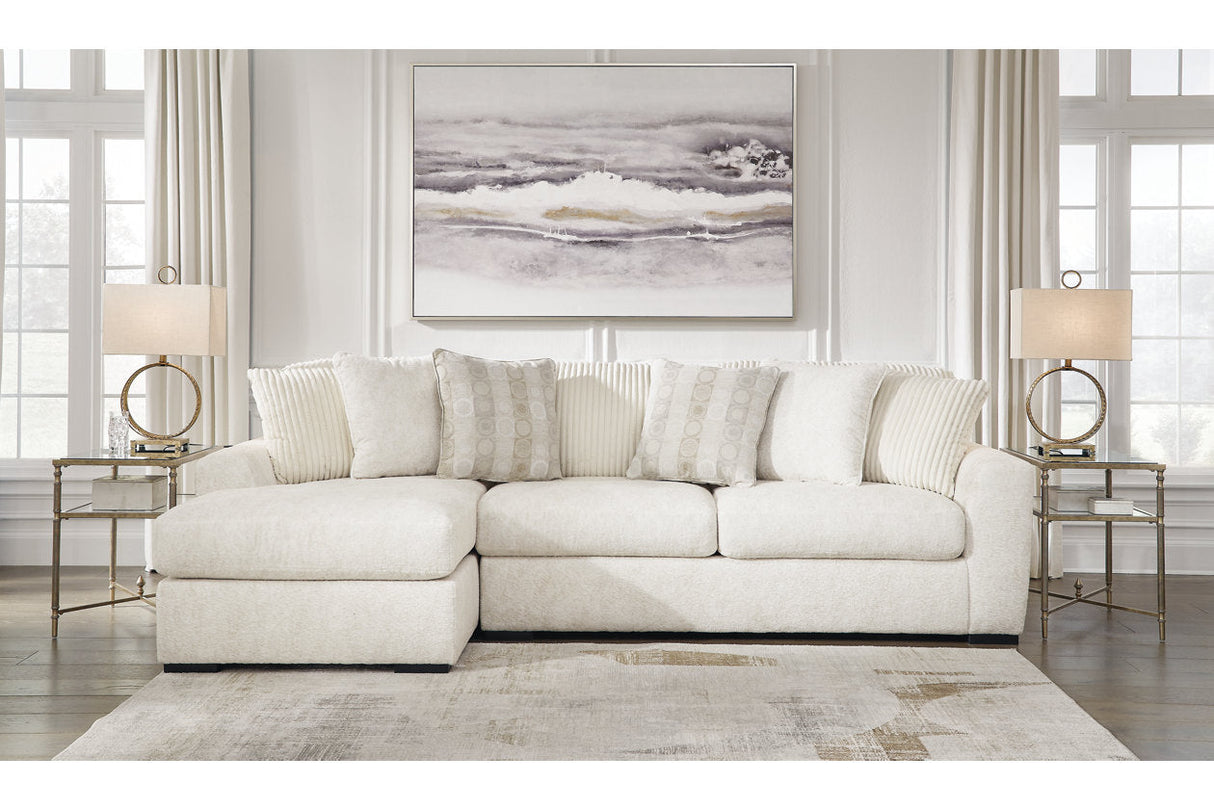 Chessington Ivory 2-Piece Sectional with Chaise