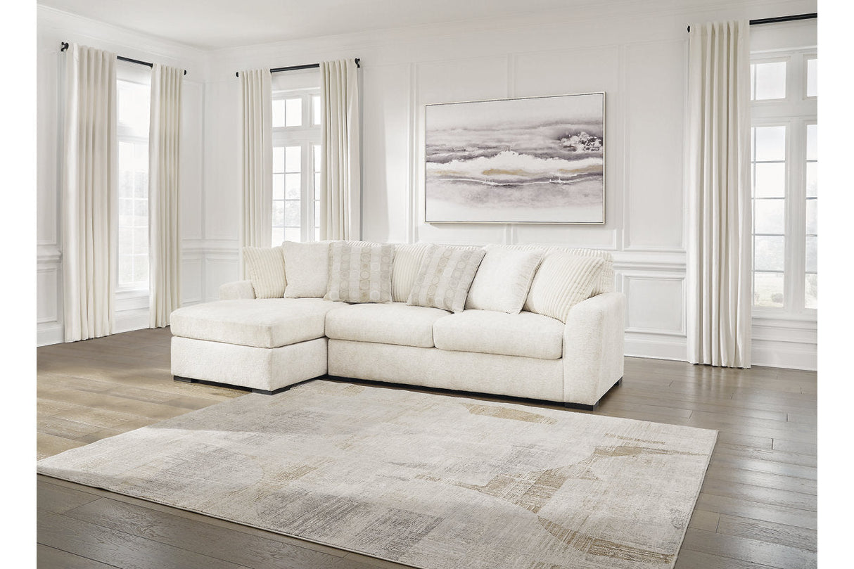 Chessington Ivory 2-Piece Sectional with Chaise