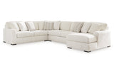 Chessington Ivory 4-Piece Sectional with Chaise