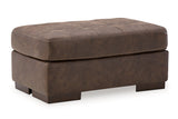 Maderla Walnut Chair and Ottoman