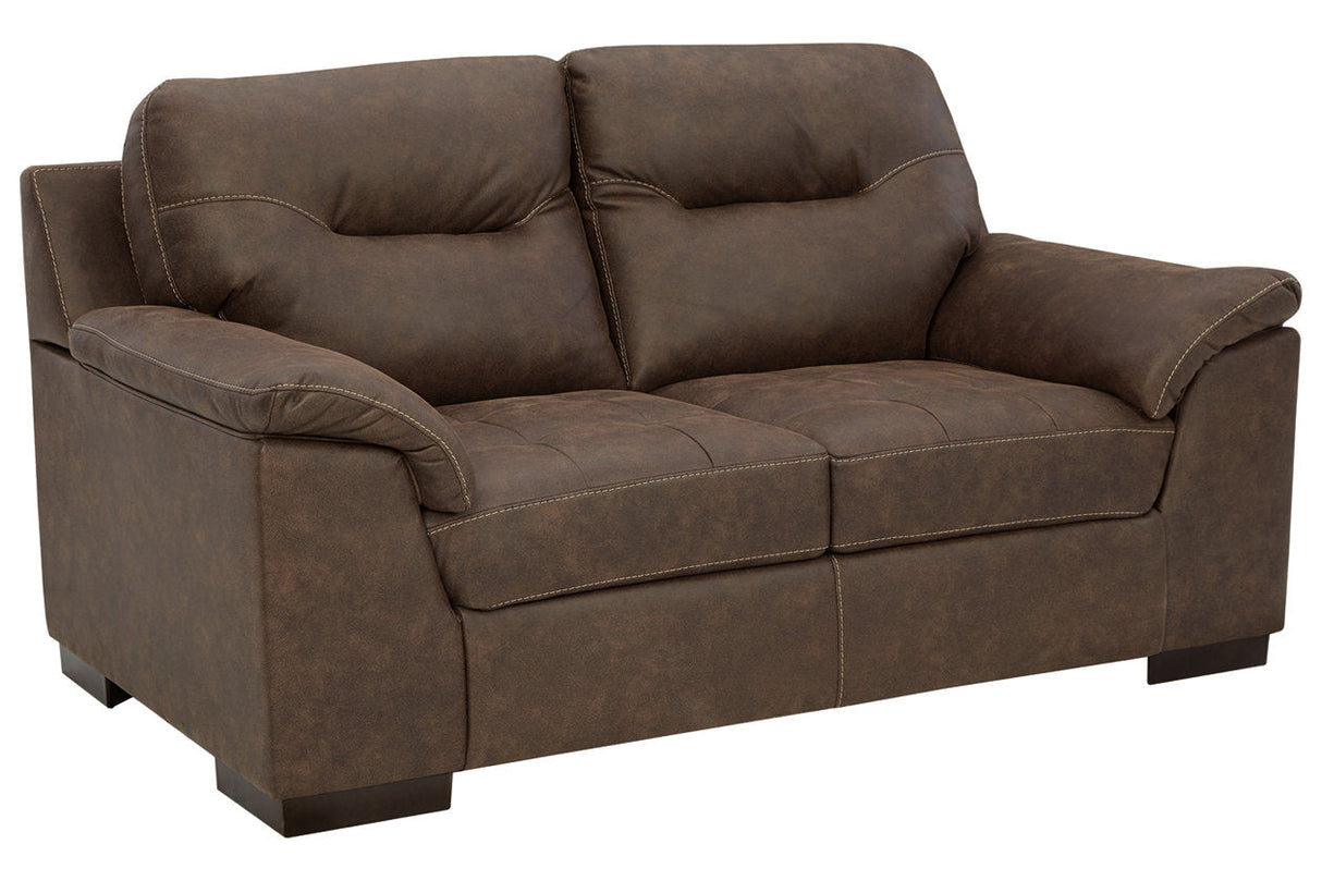 Maderla Walnut Loveseat