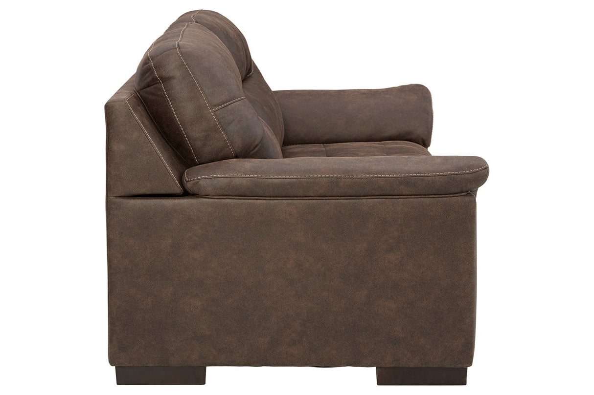 Maderla Walnut Loveseat