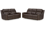 Lavenhorne Umber Reclining Living Room Set