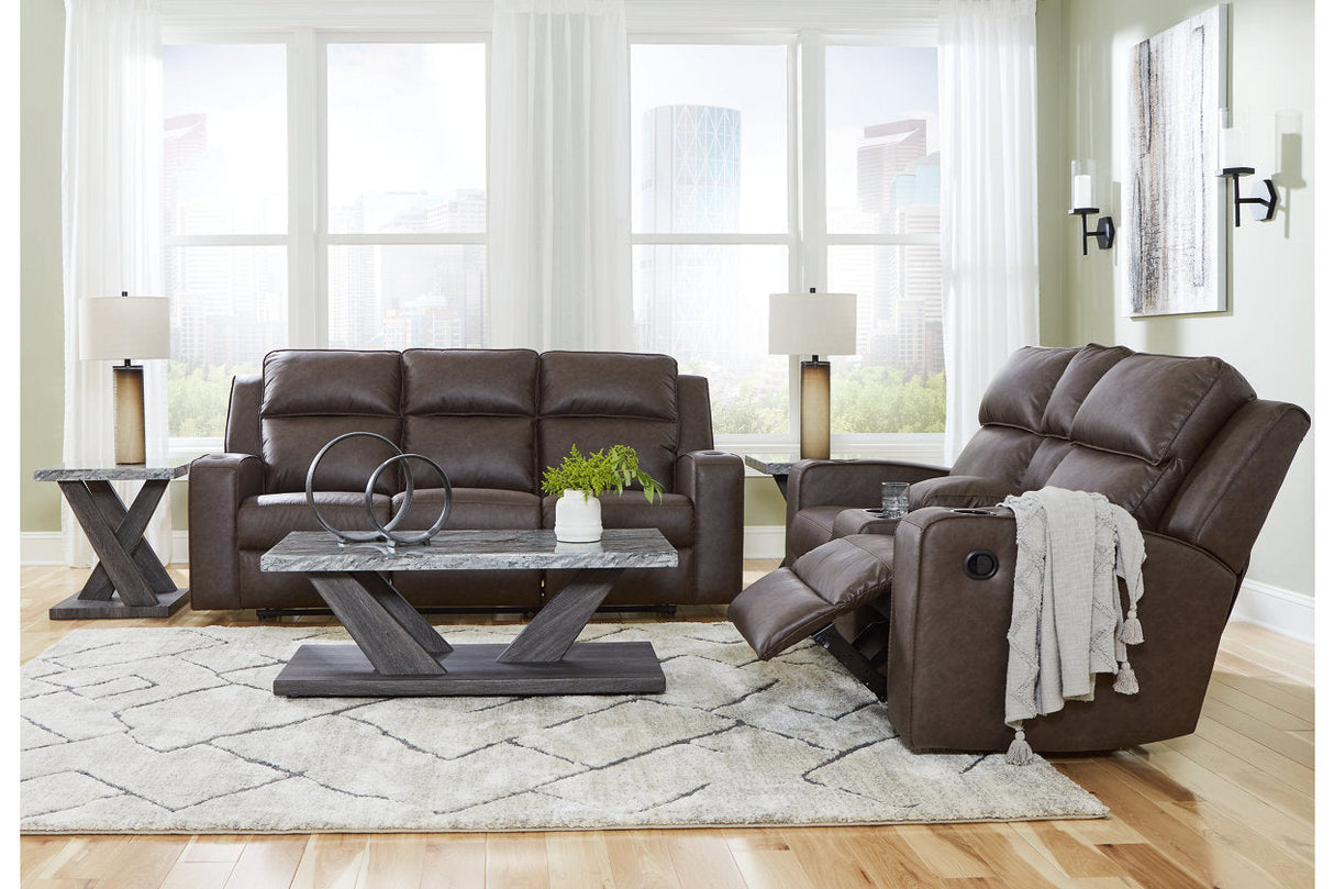 Lavenhorne Umber Reclining Living Room Set