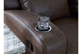 Lavenhorne Umber Reclining Sofa, Loveseat and Recliner