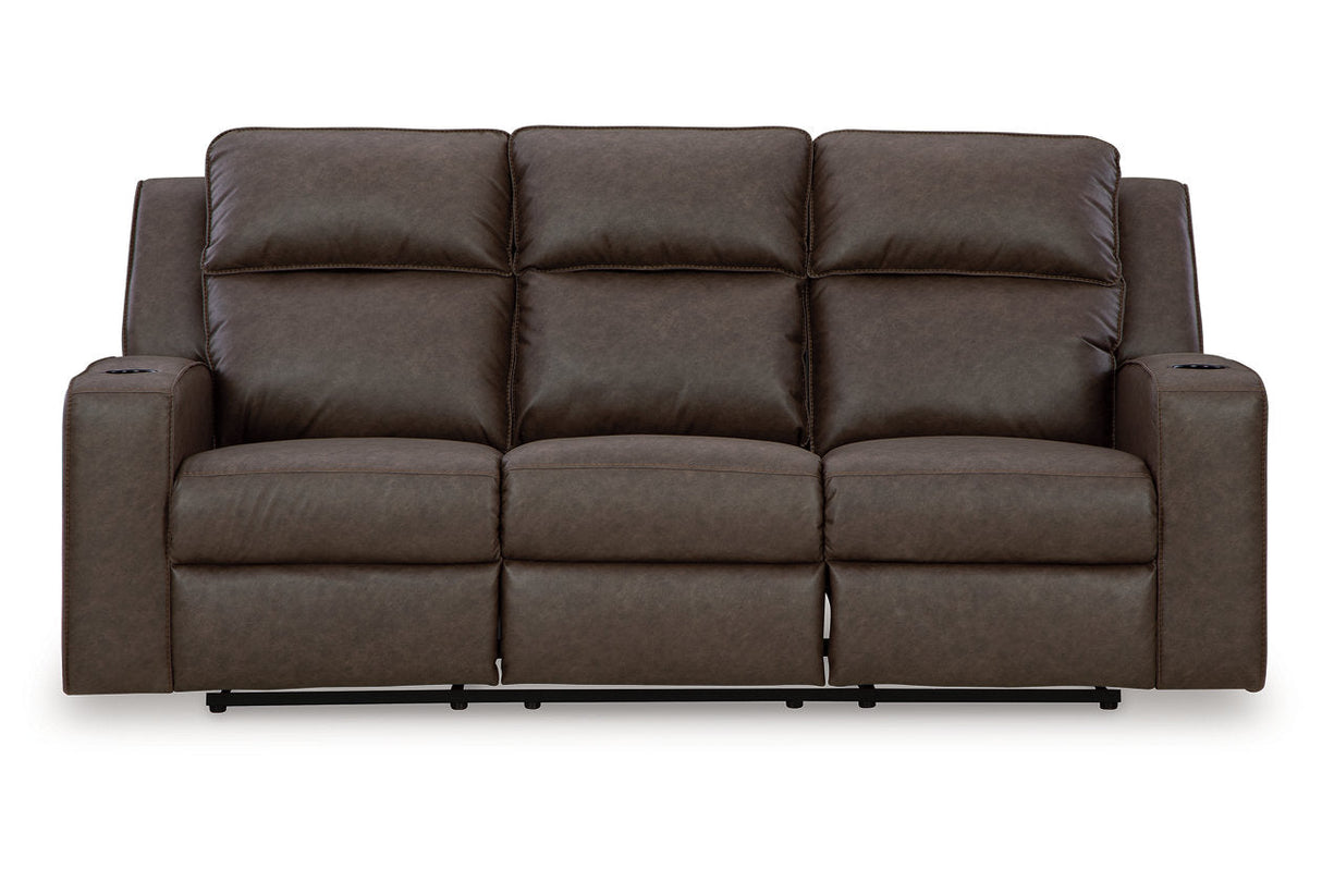 Lavenhorne Umber Reclining Sofa, Loveseat and Recliner