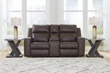 Lavenhorne Umber Reclining Sofa, Loveseat and Recliner