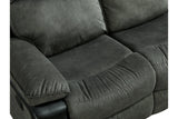 Woodsway Gray Reclining Loveseat