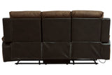 Woodsway Brown Reclining Sofa