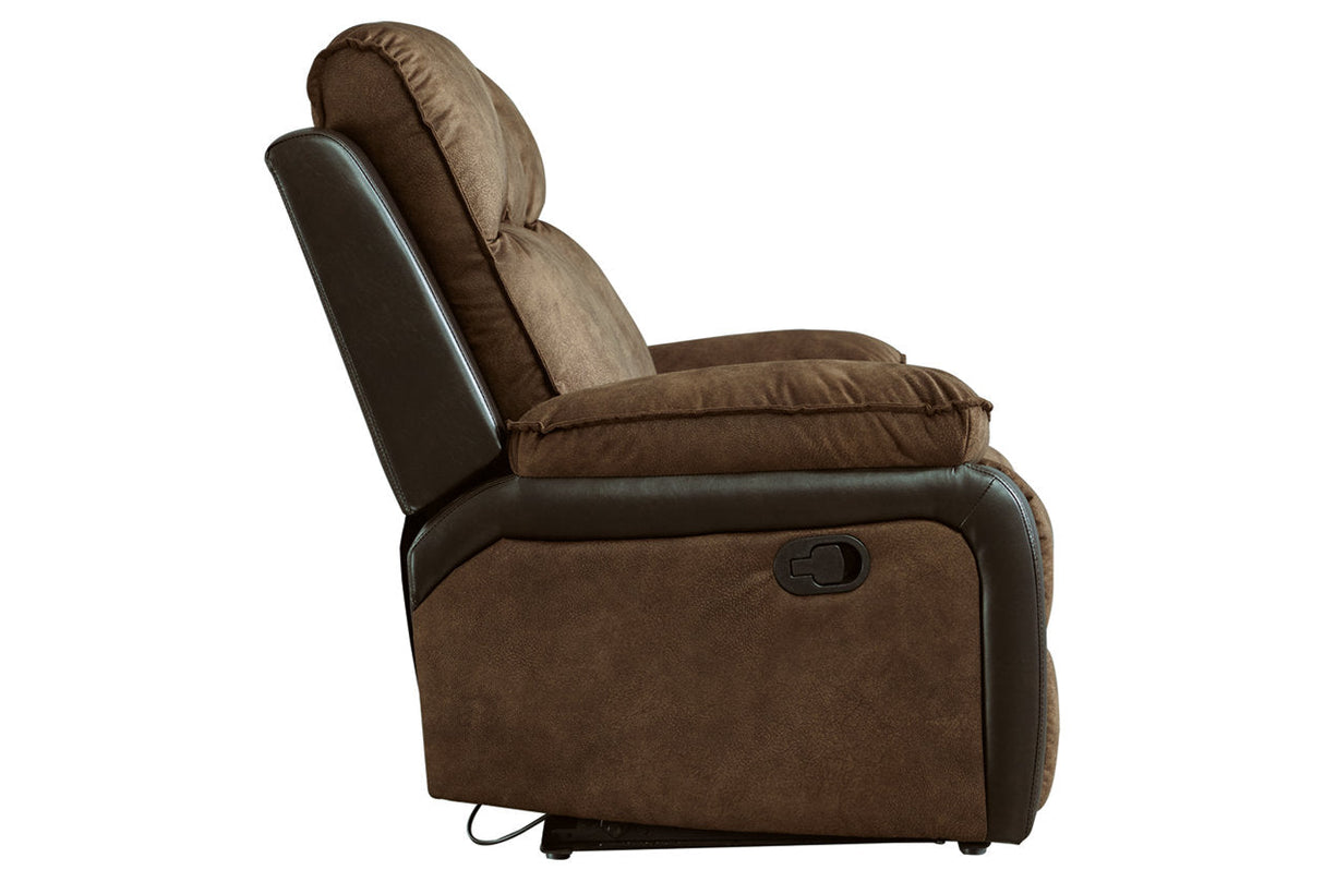 Woodsway Brown Reclining Sofa