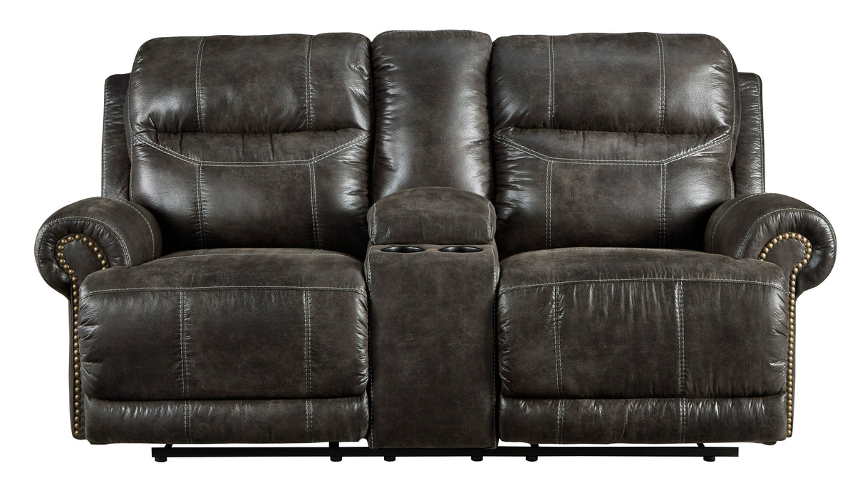 Grearview Charcoal Power Reclining Living Room Set