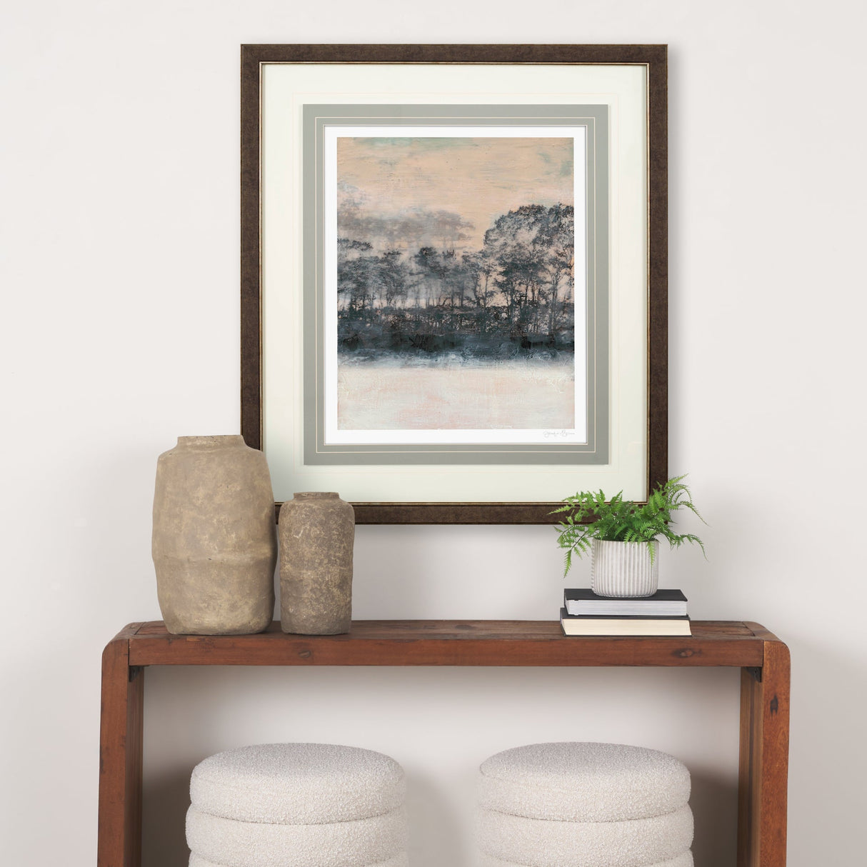 66 by Jennifer Goldberger a Framed Art Print Matted under Glass by Mercana at Eve Furniture