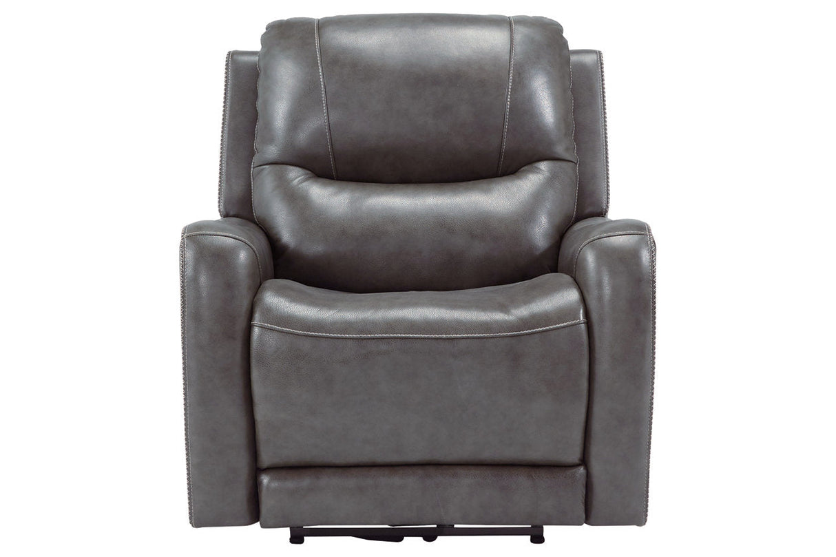 Galahad Smoke Power Recliner