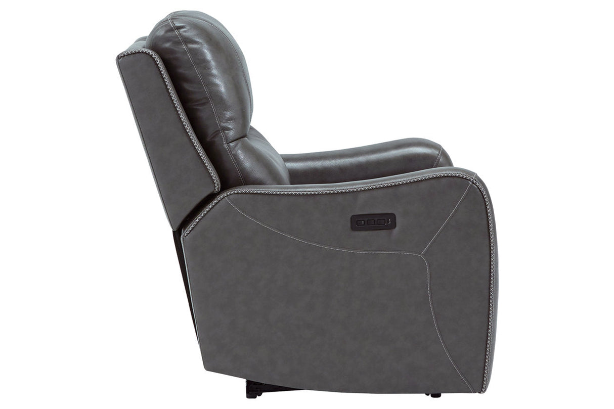 Galahad Smoke Power Recliner