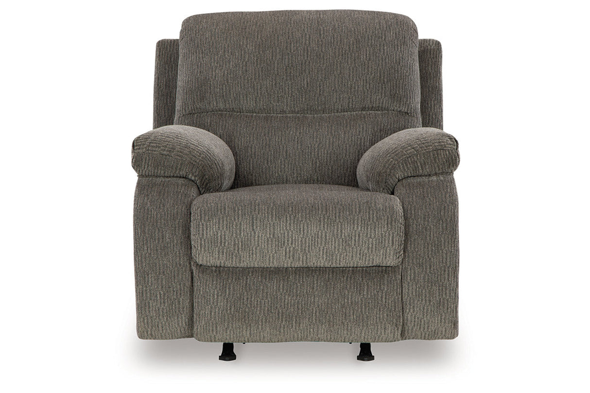 Scranto Brindle Reclining Loveseat and Recliner