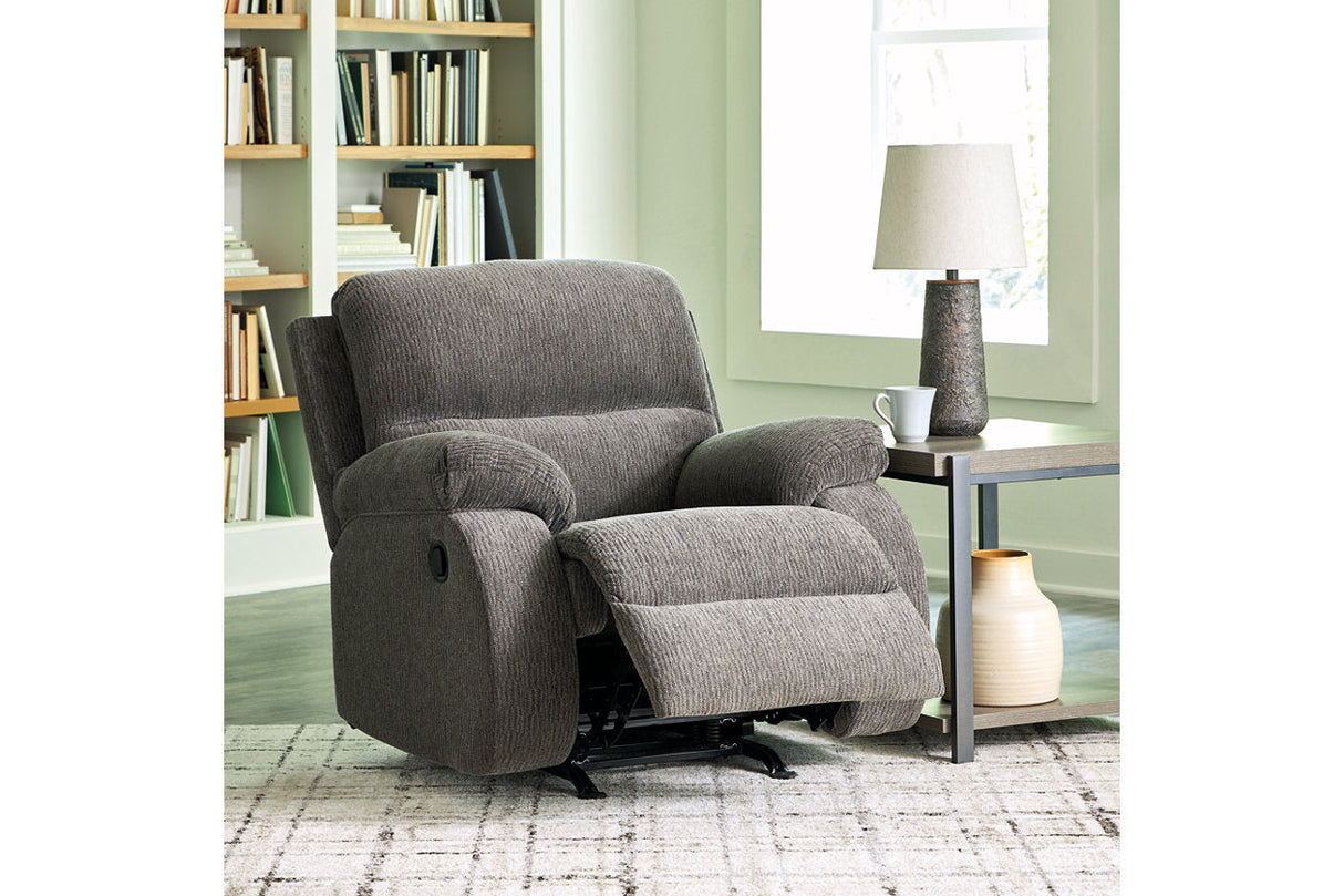 Scranto Brindle Reclining Loveseat and Recliner