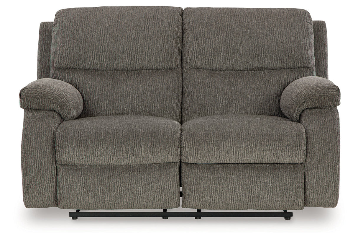 Scranto Brindle Reclining Loveseat and Recliner