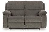 Scranto Brindle Reclining Sofa, Loveseat and Recliner