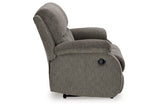 Scranto Brindle Reclining Sofa, Loveseat and Recliner