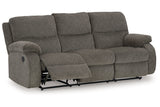 Scranto Brindle Reclining Sofa, Loveseat and Recliner