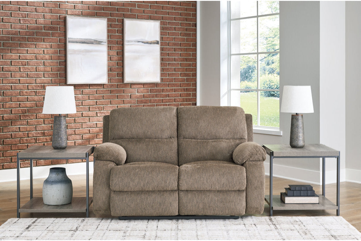 Scranto Oak Reclining Sofa, Loveseat and Recliner