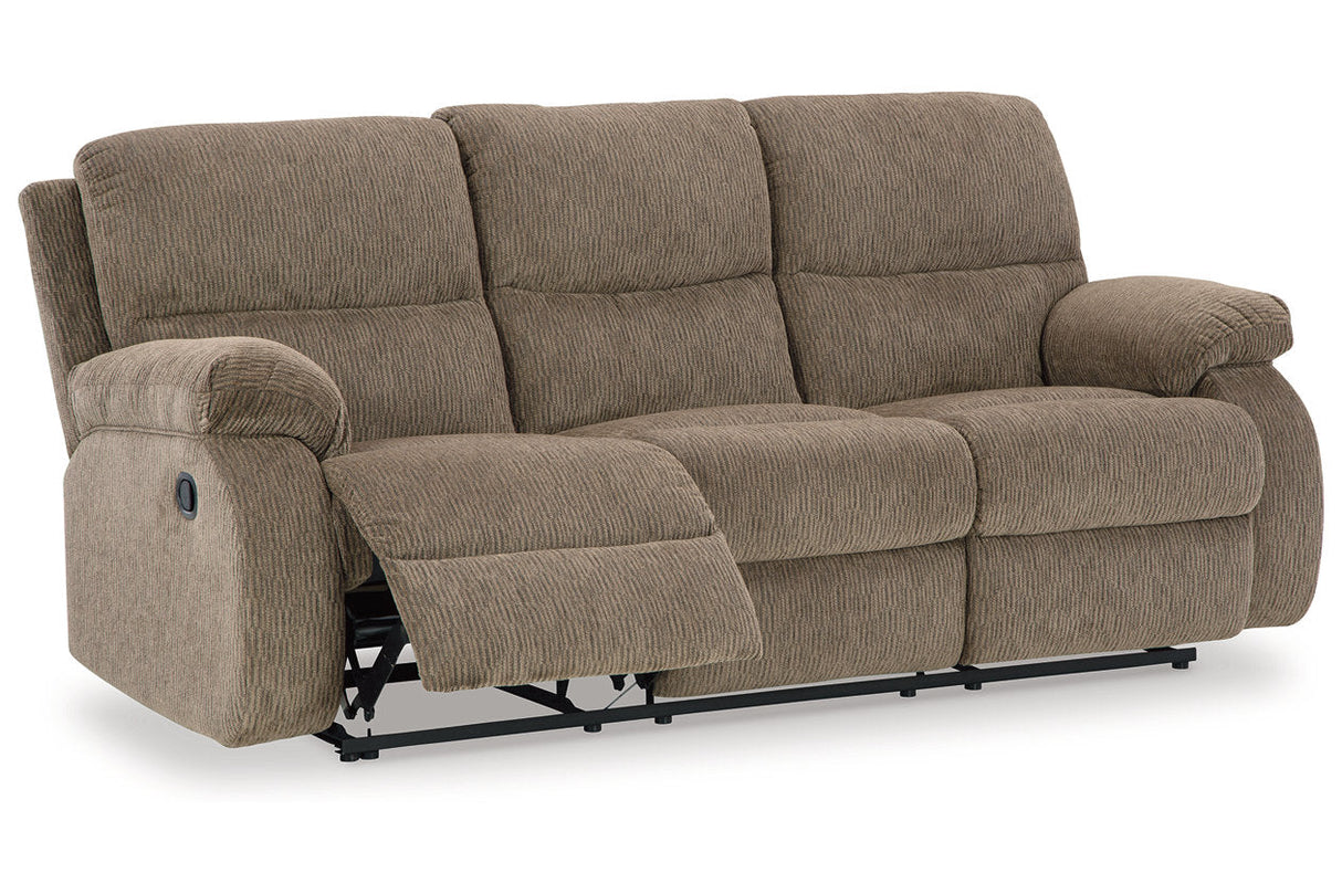 Scranto Oak Reclining Sofa, Loveseat and Recliner