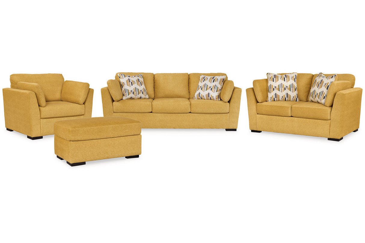 Keerwick  Sofa, Loveseat, Oversized Chair and Ottoman